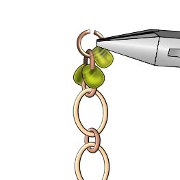 Through the Grapevine Magatama Necklace Instructions